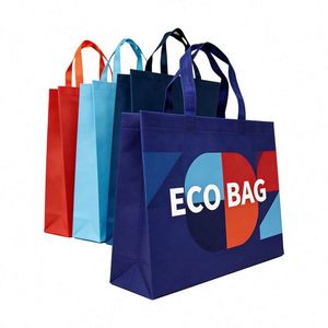 Size Eco Woven Handle Length Pp Recycle Reusable Shopper Bags Custom Promotional <b>Gifts</b> - Product Image 1