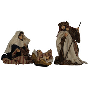 Juego de 9 Figuras de Natividad Navideñas de Poliresina, Estilo Barroco, Figura Decorativa de Jerusalén, Aprox. 12,5 cm - Product Image 3