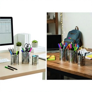 Ensemble de supports de rangement en métal, type minimaliste, empilables, pour pots de fleurs, utilisation dans le salon, petite taille - Product Image 6