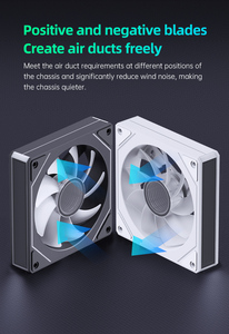 Ventilateur de boîtier de jeu SNOWMAN en promotion, 120 mm, 5 V, PWM, 4 broches, ARGB, effet miroir infini, pression statique 1,5 mm-H2O, faible bruit, roulement à billes - Product Image 5