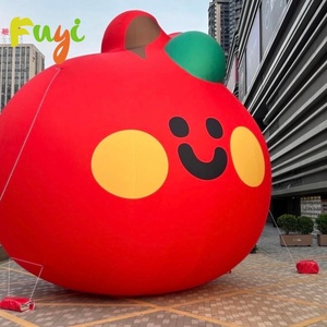 Manzana Roja Inflable Impresa Personalizada de Último Diseño con Pancarta para Publicidad y Campañas Promocionales Minoristas - Product Image 6