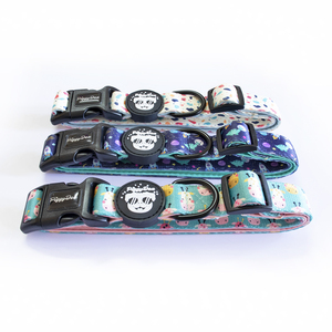 ปลอกคอและสายจูงสัตว์เลี้ยงทำจากวัสดุนีโอพรีนสุดหรู (เก่า) ปลอกหนังแท้ลายสีที่ปรับแต่งได้อย่างนุ่มนวล - Product Image 5