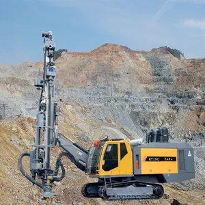 Kaishan Brand China 298kw Kt15C Integrated 36m Crawler Diesel Dth Blast Hole Mining Drill Rig With Air Compressor