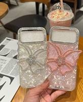 Coques de téléphone antichoc en TPU populaires pour filles, personnalisables avec chaînes pour 17 Pro Max