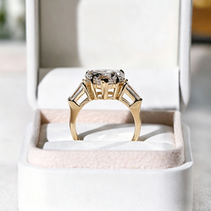 Anillo de compromiso SGARIT con corte de corazón personalizado, diamante cultivado en laboratorio, oro de 18k, VVS D 2EX 2ct, certificado IGI, anillo de joyería estilo clásico. - Product Image 4