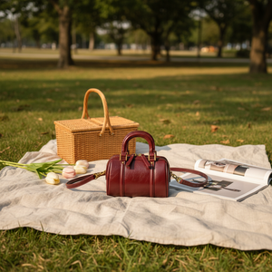 Nouveau <span class=keywords><strong>Sac</strong></span> Cylindrique <span class=keywords><strong>de</strong></span> <span class=keywords><strong>Luxe</strong></span> en Cuir Souple Rétro pour <span class=keywords><strong>Femme</strong></span> 2026 – <span class=keywords><strong>Sac</strong></span> à Main et <span class=keywords><strong>Sac</strong></span> Bandoulière - Product Image 1