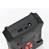 Gonfleur de pneus portable multifonction 4 en 1 12V 120W ABS 10000mAh, outil d'urgence automobile, pompe à air électrique pour véhicule, démarreur de secours