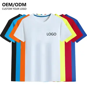 Cheap Price High Quality 180gsm 100% Cotton Blank T-shirt Custom LOGO Printing anime t shirt Plain White T Shirts for Men