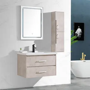Armário de banheiro com desenho de armário de banheiro com alto brilho