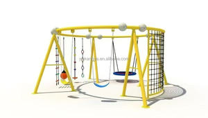 ชุดชิงช้าอเนกประสงค์ <span class=keywords><strong>Tangtang</strong></span> ทำจากโลหะผสม สำหรับเด็กอายุ 12 ปี ใช้ในสวนและกลางแจ้ง รองรับผู้โดยสาร 5-10 คน รับน้ำหนักได้ 100-500 กก. - Product Image 5