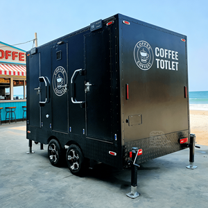 รถพ่วงห้องน้ำเคลื่อนที่สำหรับจัดแสดงดอกไม้ พร้อมสุขภัณฑ์และวิวสวน สำหรับการแข่งขันปลูกพืชสวนกลางแจ้ง - Product Image 3