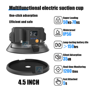 Ventouse électrique à adsorption 5s, capacité de charge de 70 kg, support de voiture intelligent et sécurisé pour appareil photo reflex numérique et téléphone - Product Image 2