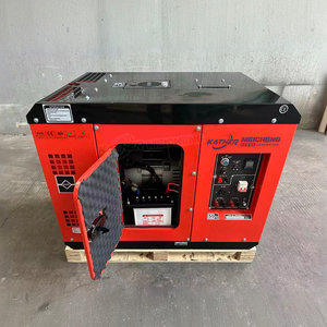 Générateur à châssis ouvert silencieux à faible bruit, vente directe usine, 5/6/8/10/12KW, monophasé/triphasé, petit groupe électrogène industriel de secours - Product Image 1