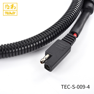 2.0 câble d'alimentation à soufflet carré 3Pin 2Pin connecteur de prise Sae avec 6.3 borne insérer 2Pin boîtier blanc câble d'alimentation cc - Product Image 4