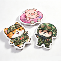 Pegatinas Personalizadas con Impresión de Diseños Lindos, Pegatinas de Vinilo Kawaii Resistentes al Agua, Pegatinas Adhesivas de PVC con Logotipo Troquelado, Brillantes y Holográficas