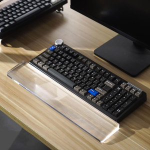 JAYI Factory Custom Made Clear Acrylic Keyboard <strong>Wrist</strong> <strong>Rest</strong> - Product Image 1