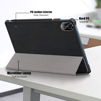 Nouvelle coque de protection intelligente en cuir PU avec support magnétique pliable pour Honor Pad V7 Pro 11 2021