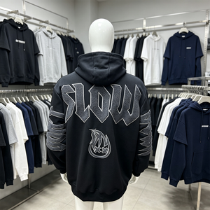 Sudadera con Capucha Personalizada con Logotipo, de Gran Venta, Gruesa, para Invierno, Unisex, de Felpa, Forrada de Poliéster y Algodón, con Bordado y Estampado - Product Image 3