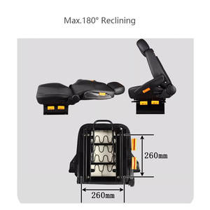 大型クッション高さ調整可能カードライバーシート機械固定ベースバン、トラック、エンジニアリング車両 - Product Image 2