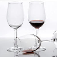 320ml Logo personnalisé Luxe Rétro Classique Clair Haute Coupe Verres à Champagne Boire Verre à Vin Rouge Gobelet