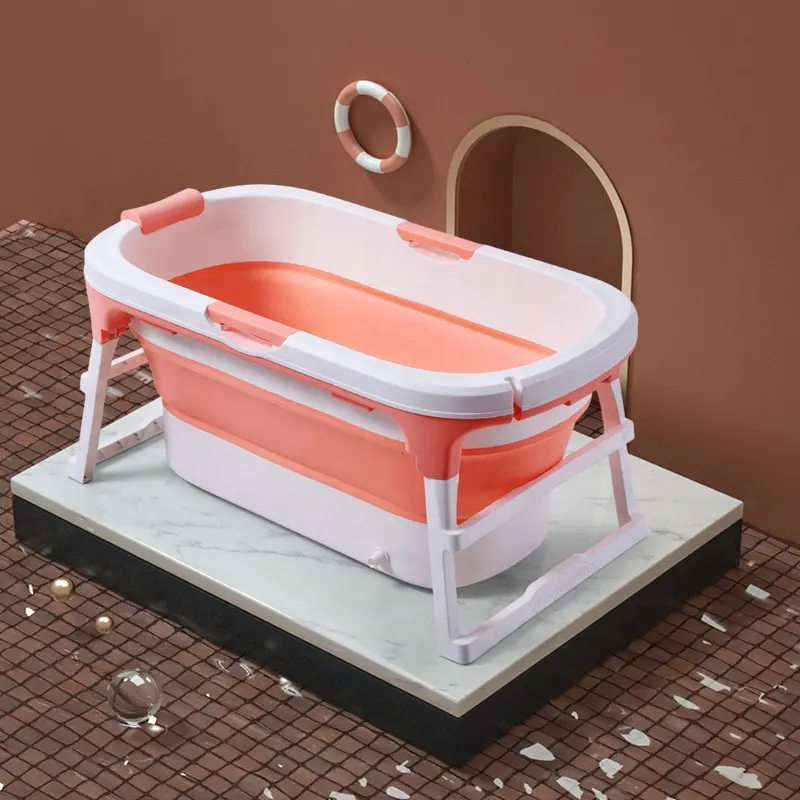 Hot selling Adult Plastic Bath Bucket Fold-able Shower Indoor adult folding Freestanding Spa bathtub