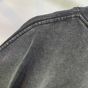 Nhỏ Moq 50Pcs Cao Cấp Thời Trang Đường Phố Cổ Điển Đau Khổ Người Đàn Ông Nặng Cotton T Áo Sơ Mi Miễn Phí Mock up Thiết Kế Thương Hiệu của Bạn Quần Áo - Product Image 3