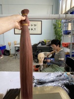 Proveedores Mayoristas de Cabello Virgen Ruso en Mechones Double Drawn a Granel para Trenzar