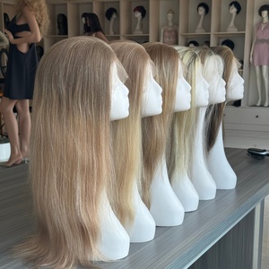 Perruque Lace Front HD 5 pouces, 6 couleurs, cheveux européens indétectables, brun miel, densité 150%, nœuds simples, dos élastique respirant - Product Image 2