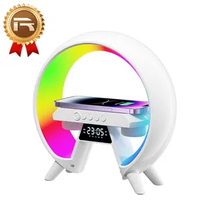 New Style Wireless Charge Speakers Rgb Linghting Bluetooth Speakers Sound System Portable Speakers