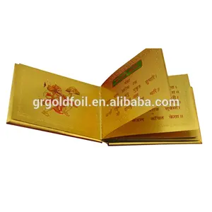 24k gold foil Indian book best gift and souvenir