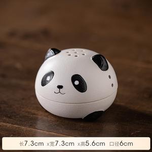 宮殿スタイルかわいいパンダセラミック環境に優しいお香バーナー滑らかな煙中国夏オフィスや家庭用 - Product Image 5