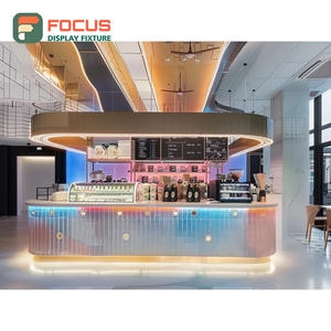 Exhibidor de Café Premium, Estante de Exhibición de Productos para Minoristas, Exhibidor de Productos para Cafetería de Madera Natural - Product Image 3