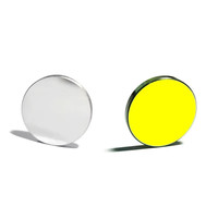 Nouvelle lentille de mise au point en fibre de CO2, miroir, verre de protection pour machine de gravure et de découpe au laser
