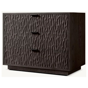โต๊ะข้างเตียงแบบปิด MELBOURNE rh FURNITURE โต๊ะข้างเตียงสไตล์โมเดิร์นหรูหรา พร้อมลิ้นชัก - Product Image 5