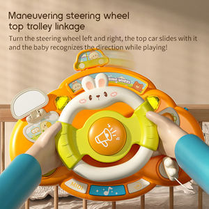Juguete de Volante Acústico-Óptico de Plástico para Bebés, Juguete Educativo Temprano, Simulación de Conducción de Automóviles, Volante Musical para Niños - Product Image 3