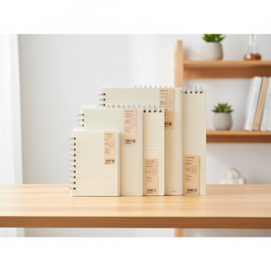 Commercio all'ingrosso punteggiato/griglia/linee/bianco trasparente PP <span class=keywords><strong>copertina</strong></span> rigida rilegato <span class=keywords><strong>A</strong></span> <span class=keywords><strong>Spirale</strong></span> Notebook - Product Image 1