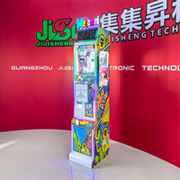 Machines de grue d'arcade Mega Mini en métal et plastique à monnayeur pour la capture de poupées, garantie 1 an, support anglais/espagnol