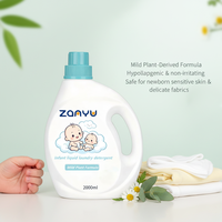 Lessive liquide en gel écologique pour bébé, 2000 ml, marque distributeur, ingrédients naturels, parfum personnalisable