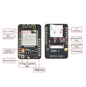 ESP32-CAM Modulo Della Macchina Fotografica WiFi + dente Blu 4M PSRAM Dual-core a 32-bit CPU Scheda di Sviluppo con OV2640 2MP Modulo Della Macchina Fotografica di Sostegno - Product Image 5