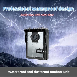 HD домашняя система контроля доступа безопасности Видео дверной телефон с сенсорным экраном и проводной дверной звонок - Product Image 5