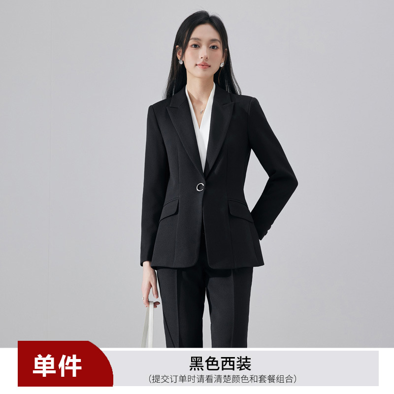black suit