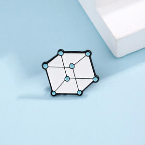 Creatief Metaal Ambachten Broche Sieraden Met Chemische Vergelijkingen Moleculaire Structuur Diagrammen Voor Wetenschappelijk Onderzoek - Product Image 3