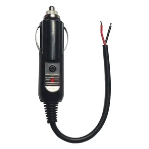 Jkm Auto Sigarettenaansteker Plug Met 15Cm Kabel 12V Universele Auto Voor Diy Compressor Auto Luchtpomp