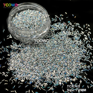 All'ingrosso all'ingrosso Aurora 3D Bead olografica Glitter Mini grani sfuso grosso bolle Glitter per unghie arte resina Kilo - Product Image 5