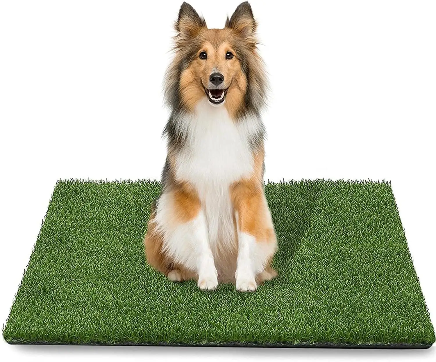 Pipì di erba finta per cane tappeto di erba artificiale tappetino per erba lavabile vasino per addestramento di animali domestici con foro di drenaggio e facile da pulire
