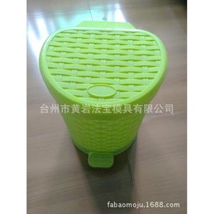 Molde de inyección multicalidad para cestas de basura de plástico imitación ratán para artículos de uso diario - Product Image 2