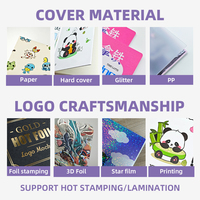 Libro de Pegatinas Reutilizable con Diseño de Cubierta Personalizada y Bonita, Libro de Pegatinas Creativo para Planificador, Diseño de Encuadernación en Espiral para Estudiantes