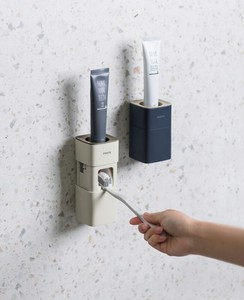 New Design Plastic Wall Mounted Bathroom Automatic Toothpaste Tube Squeezer Dispenser Accept Custom Logo