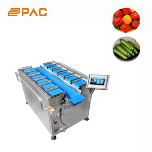 12-đầu tự động vành đai định lượng máy thực phẩm dưa chuột Ớt pleurotus eryngii Đậu bắp cà rốt làm bằng nhựa giấy thùng carton Túi - Product Image 1