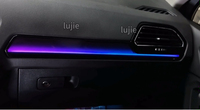Lumière d'ambiance dynamique Magic Color Car Symphony, version à axe court, style atmosphérique, adaptée à Volkswagen VW Tiguan 2017-2021